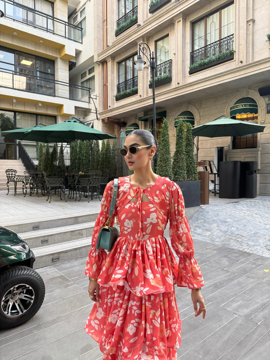 Petal Spill Crop Jacket