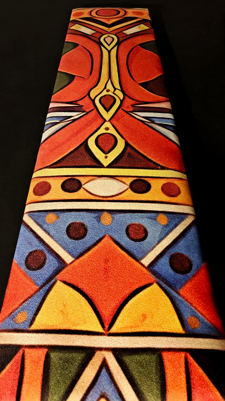 Heritage Emblem Totem — African Tribal Canvas
